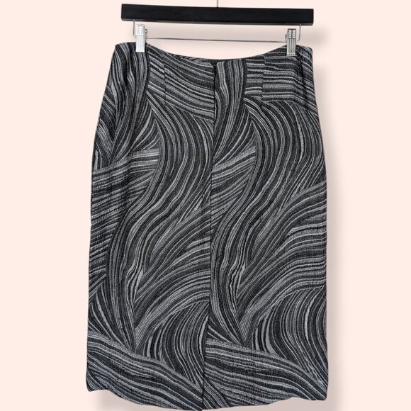 🍁Scapa Lauren Perre Metallic Swirl Pencil Skirt - Picture 6 of 7